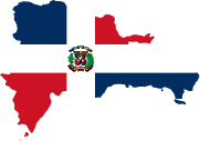 Flagge der Dominikanische Republik
